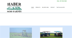 Desktop Screenshot of habersodfarms.com